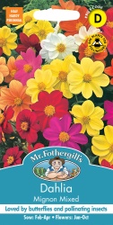 Dahlia Seeds Mr Fothergill's Mignon Mixed